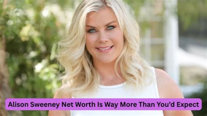Alison Sweeney Net Worth