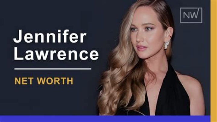 Jennifer Lawrence net worth