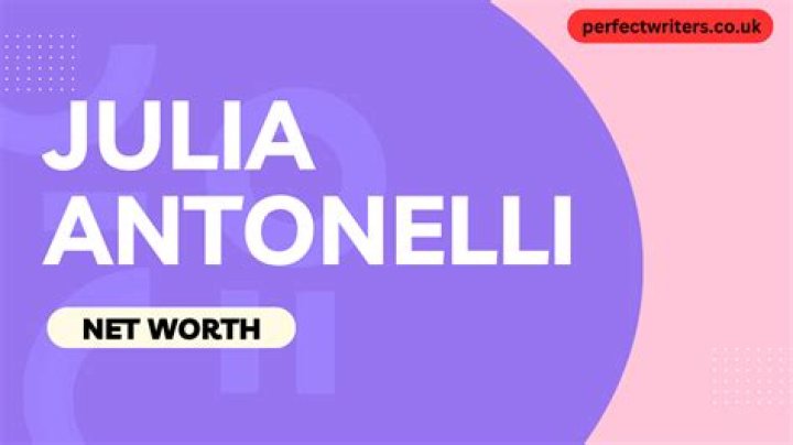 Julia Antonelli Net Worth