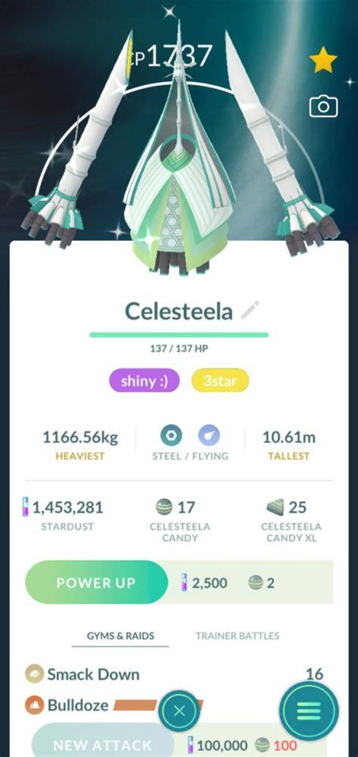 Pok&eacute;mon Celesteela