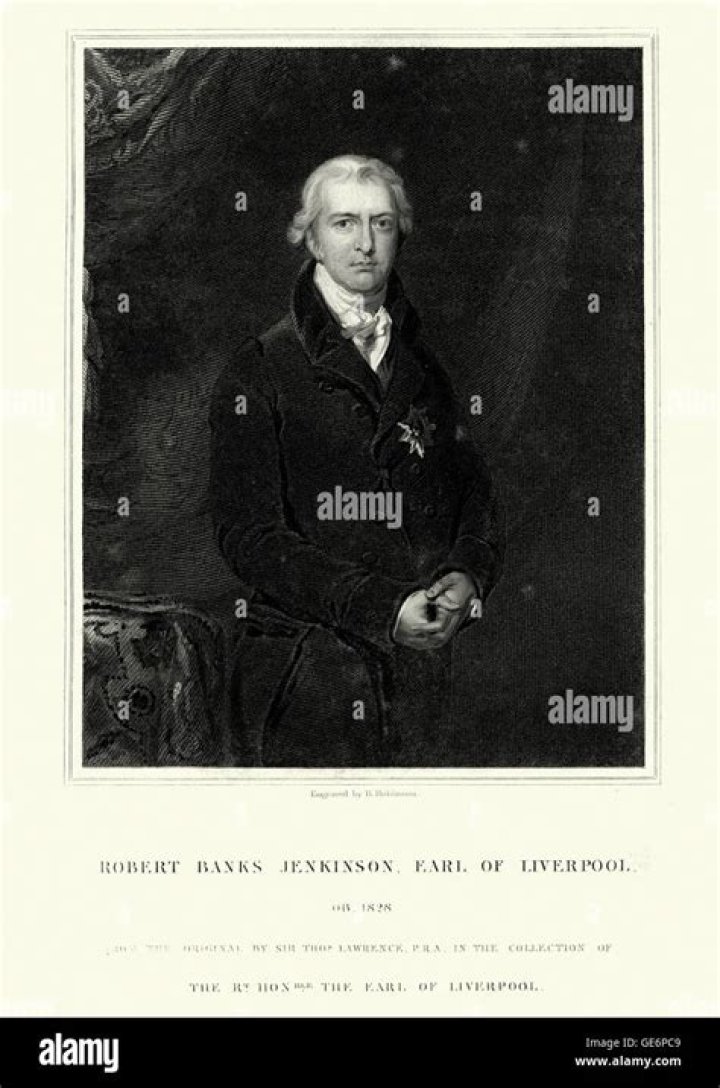 Robert Jenkinson, 2nd Earl of Liverpool Robert Jenkinson, 2nd Earl of Liverpool